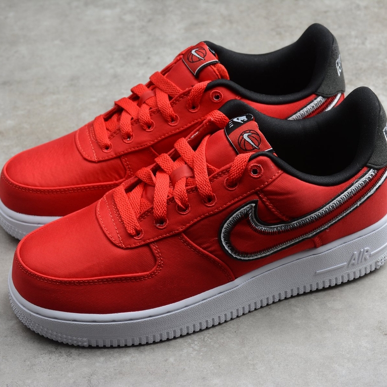air force 1 reverse stitch red